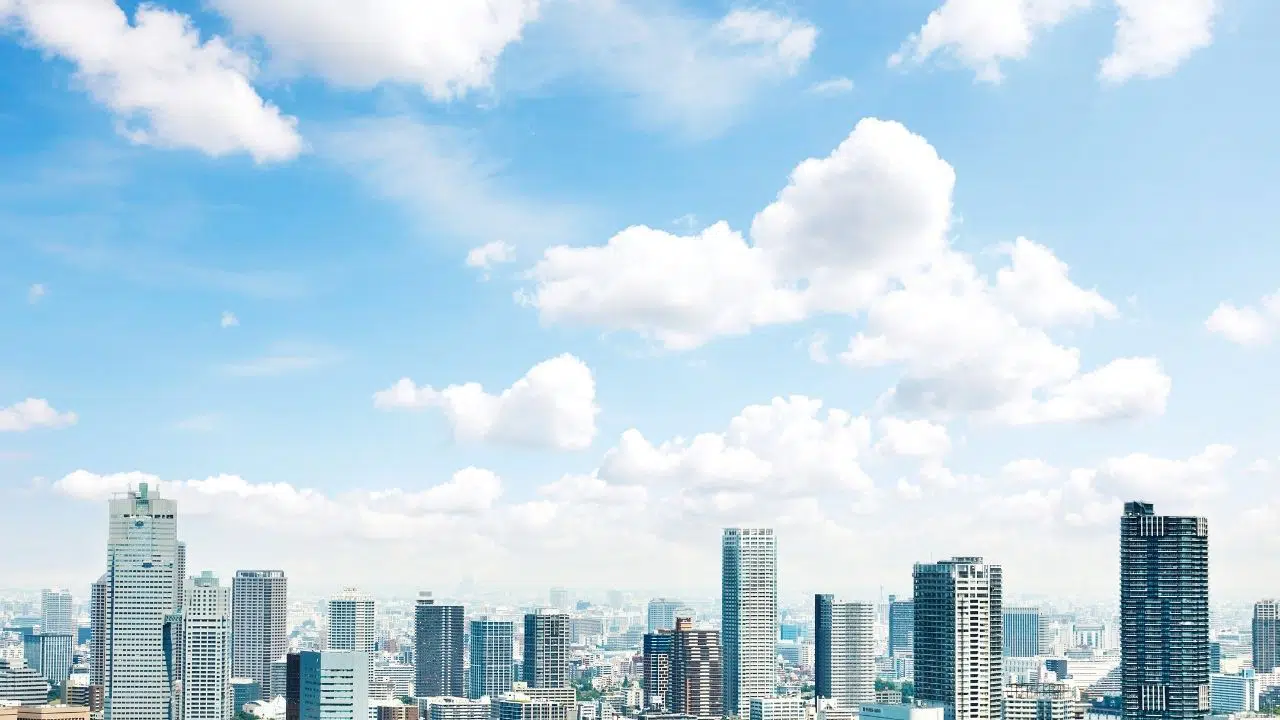 city-skyline-blue-sky